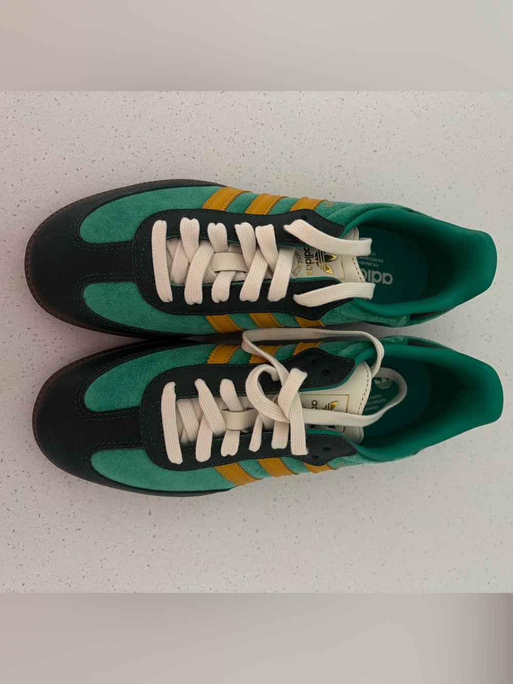 Adidas Samba OG "Court Green/Preloved Yellow/Collegiate Green" sneakers - Picture 5 of 10